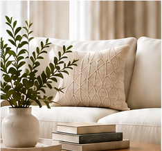 Neutral home décor and furnishings